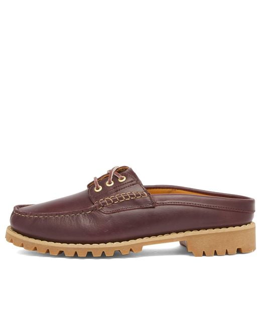 Timberland Brown 3 Eye Mule for men