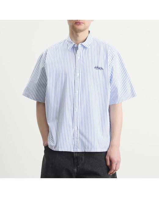 Edwin Blue Toledo Shirt Ss for men