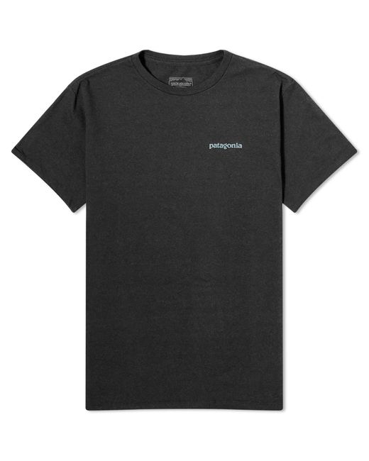 Patagonia Black Fitz Roy Icon Responsibili-Tee Ink for men