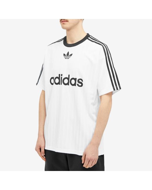 Adidas Originals White Adicolor Poly T-Shirt for men