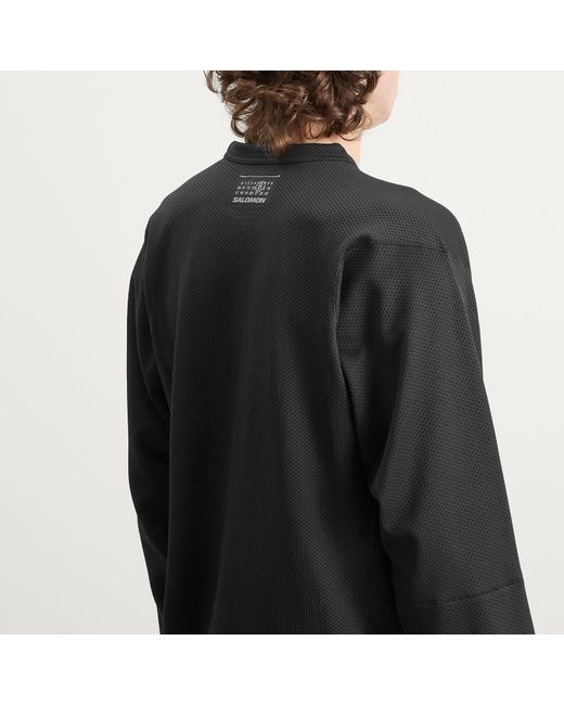 Maison Margiela Black Mm6 X Salomon Long-Sleeved Top for men