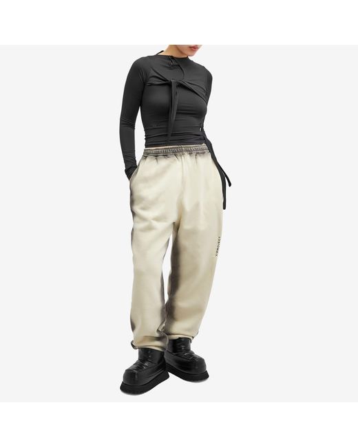 Y. Project Natural Pinched Logo Sweatpants