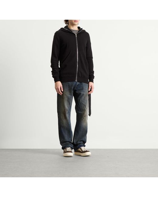 Rick Owens Black Zip-Throughs for men