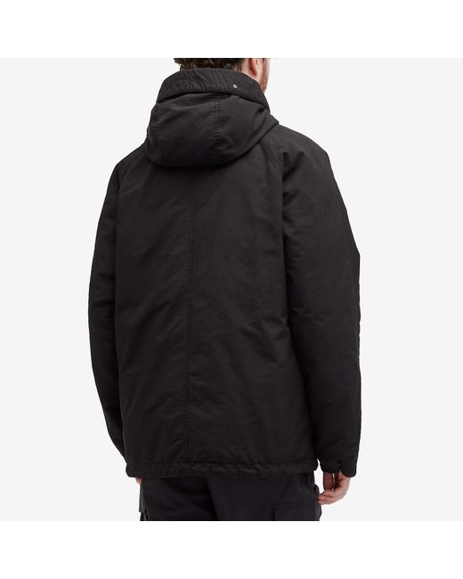 Stone Island Black David-Tc Down Jacket for men