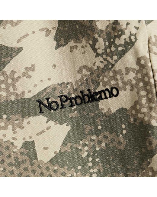 No Problemo Gray Forest Ripstop Work Pants