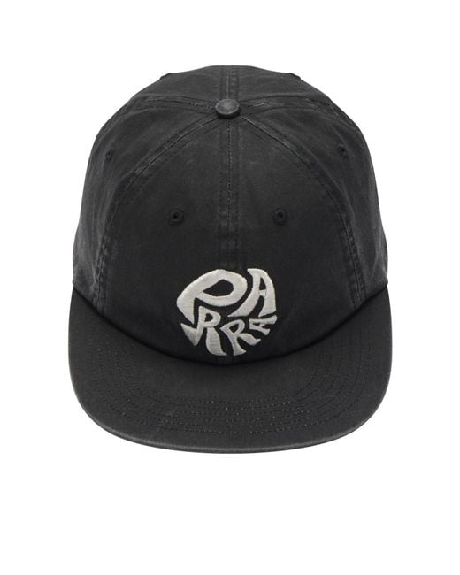 by Parra Black 1976 Logo 6 Panel Cap for men