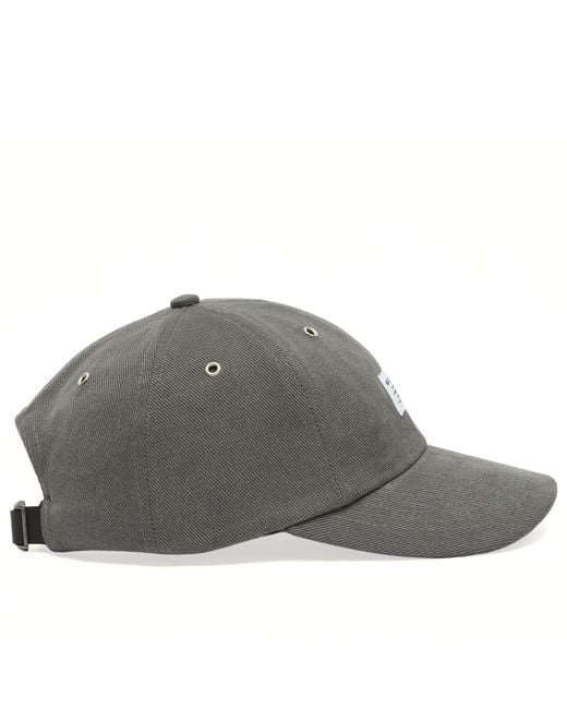 Norse Projects Gray Bull Denim 6 Panel Cap for men