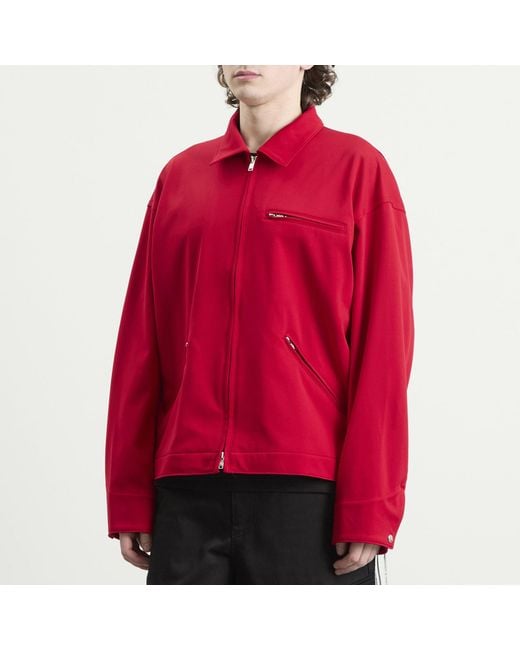 MASTERMIND WORLD Red Jersey Detroit Jacket for men
