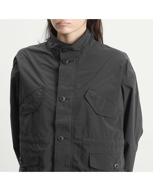 Beams Boy Black Military Jacket