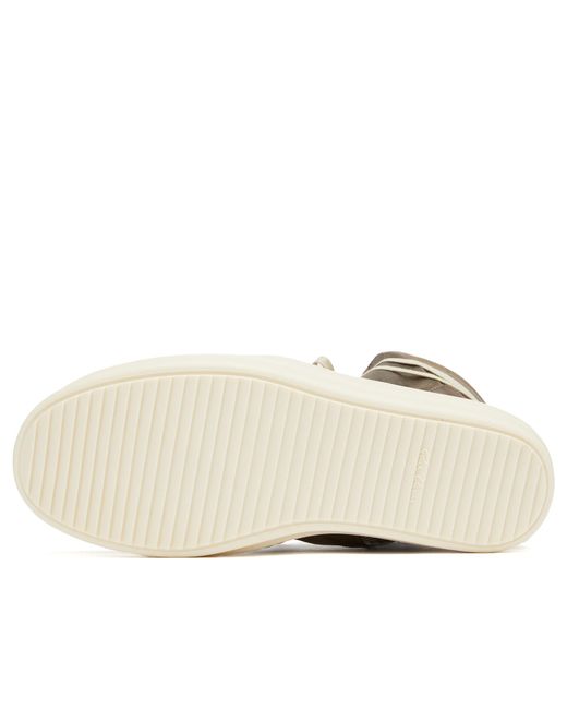Rick Owens Natural Transparent Leather Geobaskets for men