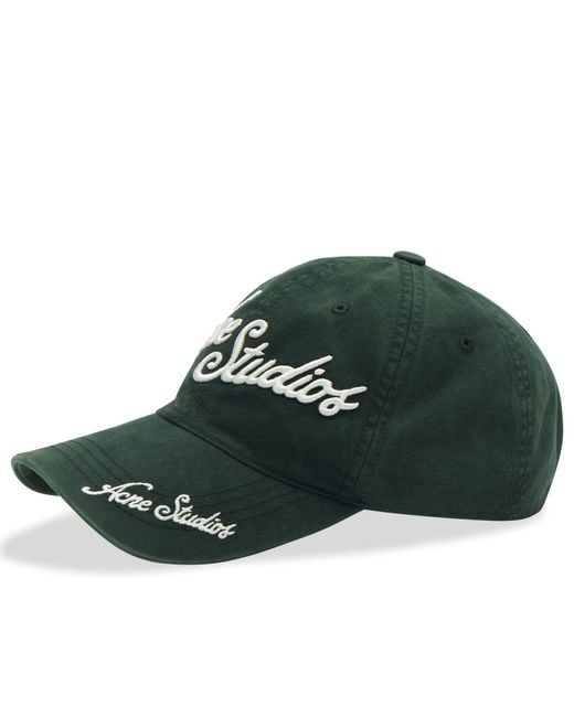Acne Green Carliy Venice Cap for men