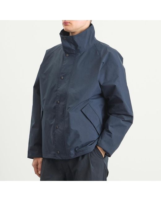Nanamica Blue 2L Pertex Unlimited Short Field Jacket for men