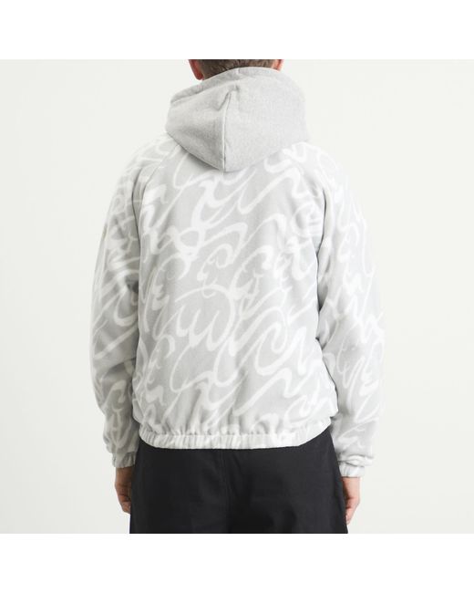 Dime Gray Reversible Chilling Fleece Jacket for men