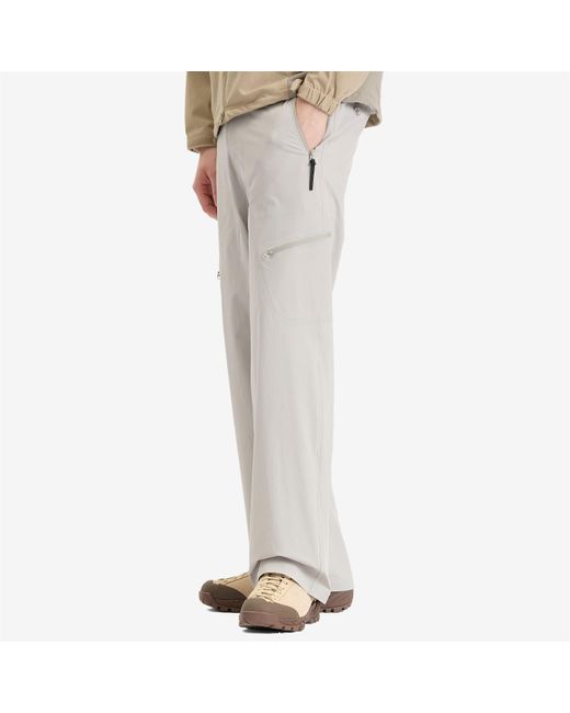 Hiking Patrol White Technical Trousers for men