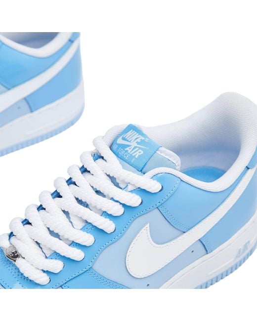 Nike Blue Air Force 1 '07 Lv8 Edge Sneaker for men