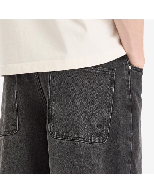 About Blank Gray Wide Leg Denim for men