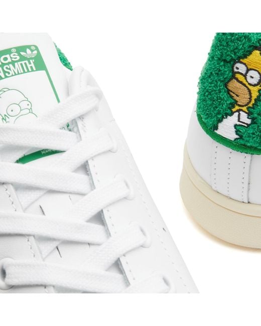 adidas Stan Smith 'homer Simpson' Sneakers in White | Lyst Australia