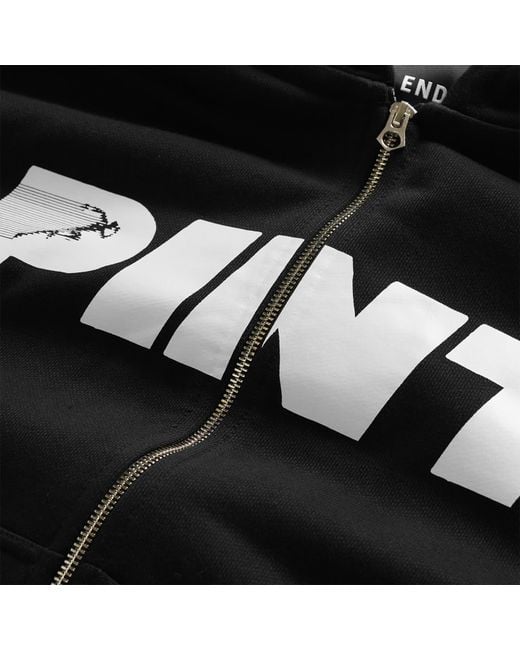 END. Black Pint Club Zip-Hoodie