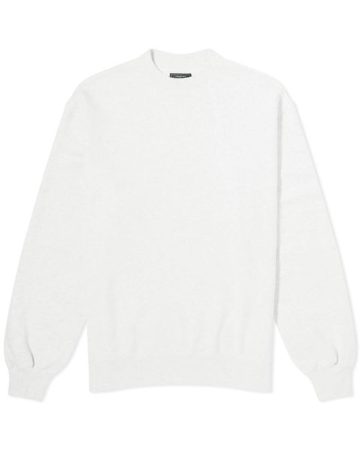 Beams Plus White Crew Sweatshirt for men