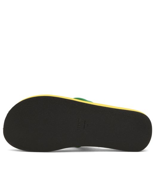 Coperni Green Foam Flip Flops