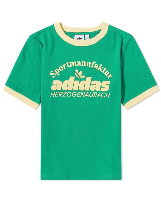 Adidas Green Retro Graphics T-Shirt