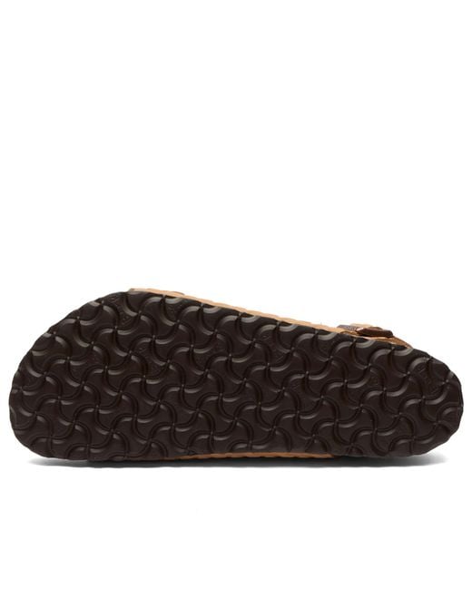 Birkenstock Brown Milano Bone Embossed for men