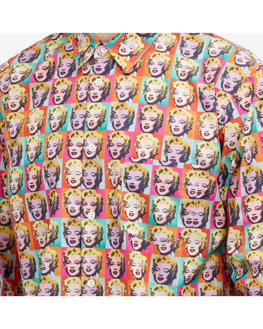 Comme des Garçons Red X Andy Warhol Marilyn Monroe Shirt for men