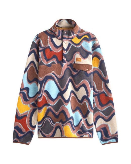 Patagonia Blue Lightweight Synchilla Snap-T Pullover for men