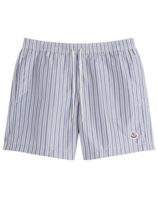 Moncler Blue Stripe Swimshorts for men