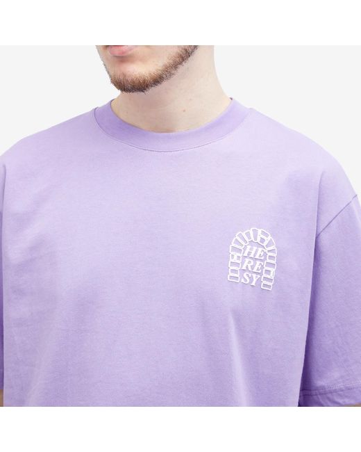 Heresy Purple Arch T-shirt for men