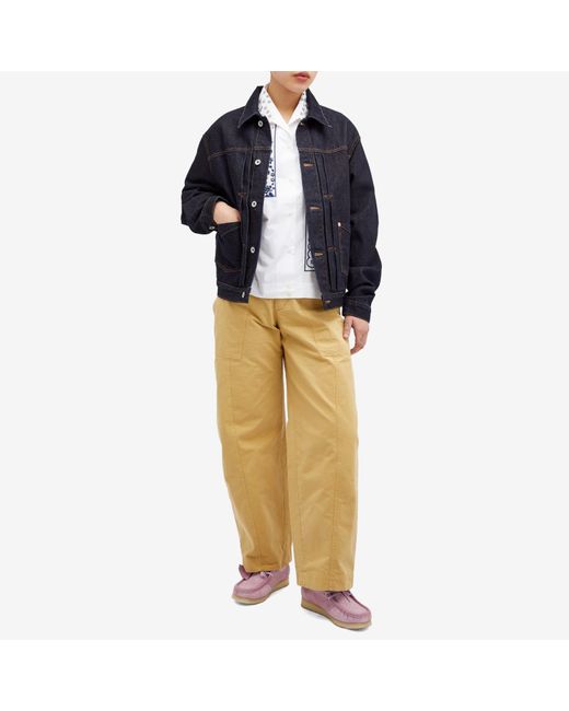 YMC Natural Peggy Garment Dyed Trousers