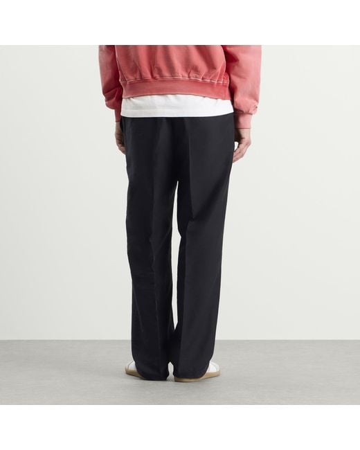 Maison Margiela Blue Drawstring Trousers for men