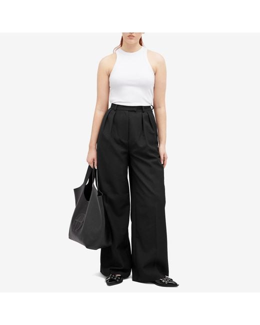 Anine Bing Black Lou Trouser