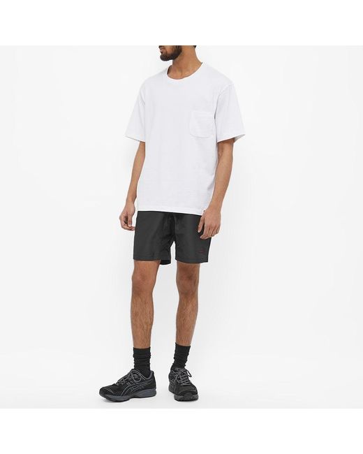 Gramicci Black Shell Packable Shorts for men