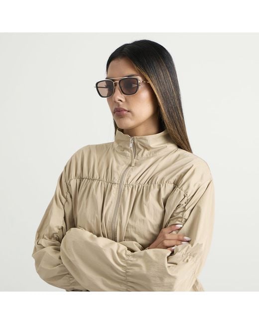 Le Specs Brown Diametric Sunglasses