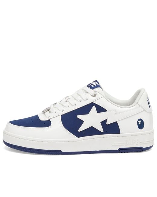 A Bathing Ape Blue Negative Bape Sta Sneaker for men