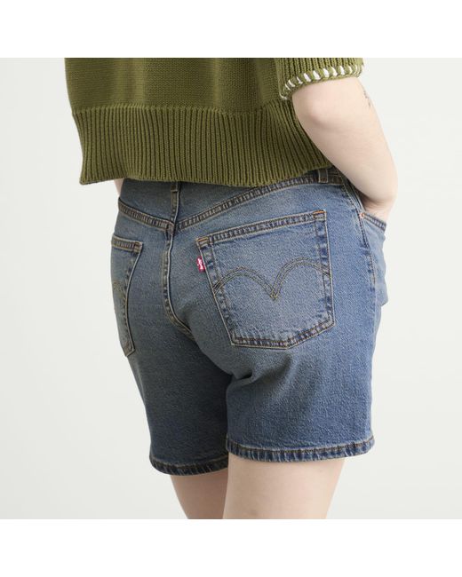 Levi's Blue 501 Mid Thigh Shorts