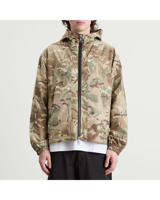 Cole Buxton Brown Nylon Windbreaker for men