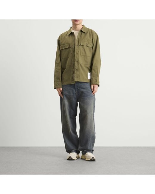 Neighborhood Green Fatigue Shirt for men