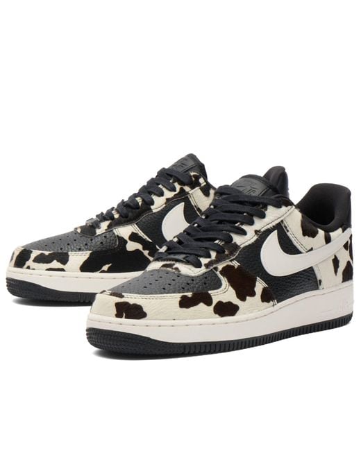 Nike Black Air Force 1 '07 Se Prm Sneaker