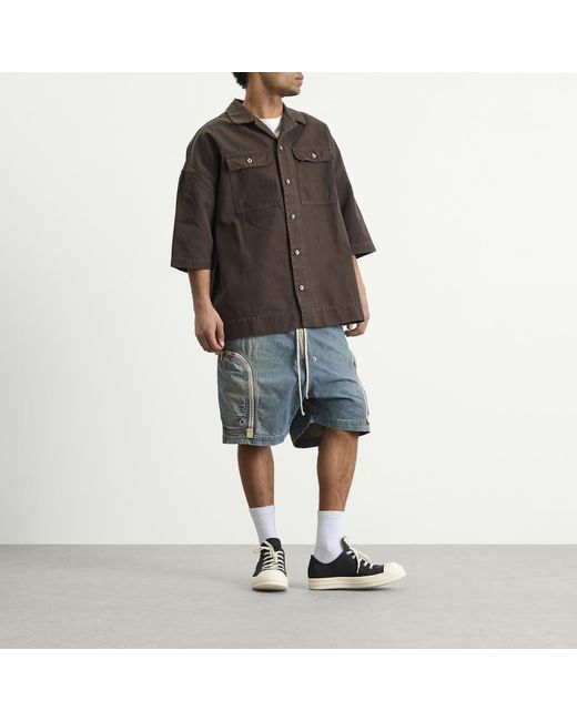 Rick Owens Black Magnum Tommy Shirt for men