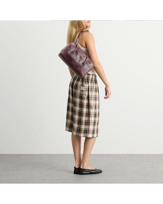 MARGE SHERWOOD Purple Soft Boston Bag