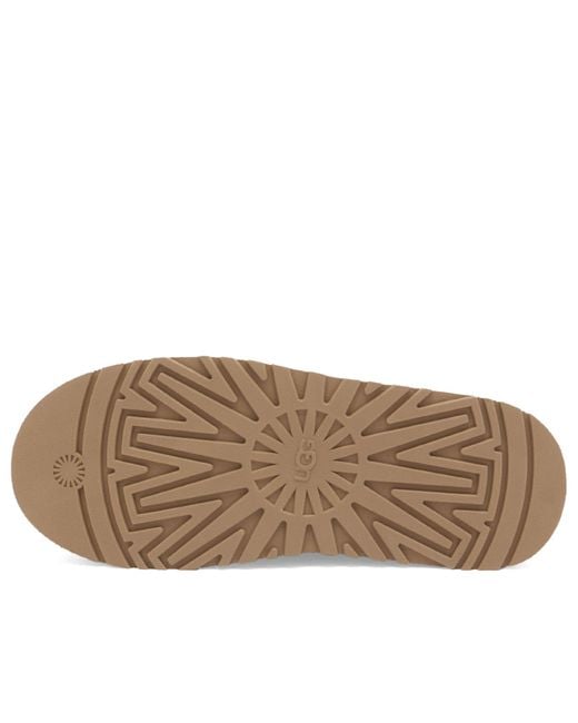 Ugg Brown Tazz Ii Slip On Platform Shoe