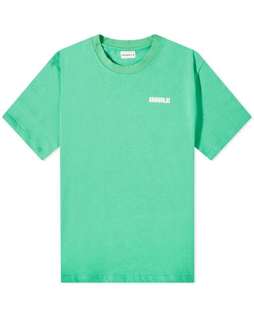 ADANOLA Green Resort Sports Short Sleeve Oversized T-Shirt