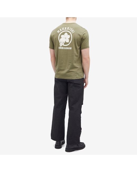 Maharishi Green Kamon T-Shirt for men