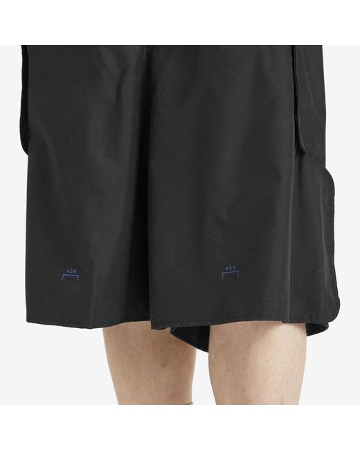 A_COLD_WALL* Black Form Shorts for men