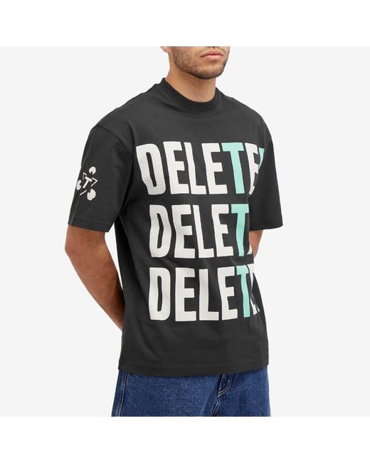 The Trilogy Tapes Black Delete! T-Shirt for men