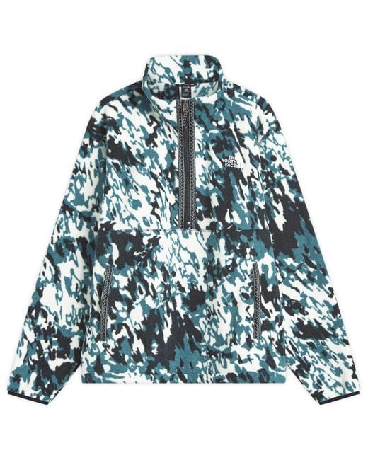 The North Face Blue Fleeski 1/4 Zip Pullover for men