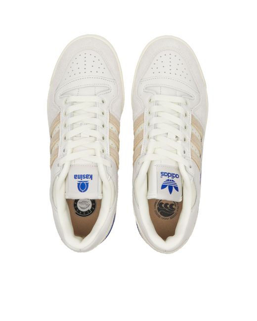 Adidas White X Kasina Forum 84 Low Sneakers for men