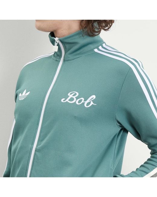 Adidas Blue Bob Marley Track Top for men